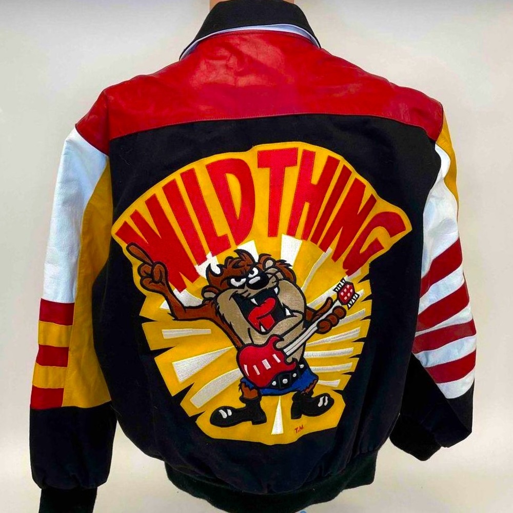Jeff Hamilton Wild Thing Taz Vintage Multicolor Jacket - RARE